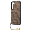 Guess 4G Charms Collection Samsung Galaxy S22+ 5G Hybrid Cover - Brun
