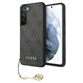 Guess 4G Charms Collection Samsung Galaxy S23 5G Hybrid Cover - Grå