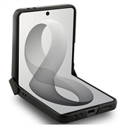Samsung Galaxy Z Flip8 Guess 4G farvet ringcover - MagSafe-kompatibel - Sort