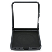 Samsung Galaxy Z Flip8 Guess 4G farvet ringcover - MagSafe-kompatibel - Sort