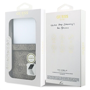 Samsung Galaxy Z Flip8 Guess 4G farvet ringcover - MagSafe-kompatibel - brun