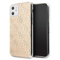 Guess 4G Glitter Collection iPhone 11 Cover - Guld