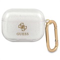 Guess 4G Glitter Collection AirPods Pro TPU Cover - Gennemsigtig