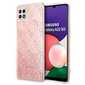 Guess 4G Glitter Samsung Galaxy A22 5G, Galaxy F42 5G Hybrid Cover - Pink