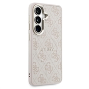 Samsung Galaxy S26 Guess 4G Gold Frame Cover - MagSafe-kompatibelt - lyserødt
