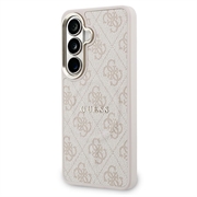 Samsung Galaxy S26+ Guess 4G Gold Frame Cover - MagSafe-kompatibelt - lyserødt