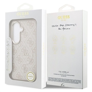 Samsung Galaxy S26+ Guess 4G Gold Frame Cover - MagSafe-kompatibelt - lyserødt