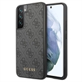 Guess 4G Metal Gold Logo Samsung Galaxy S23 5G Hybrid Cover - Grå
