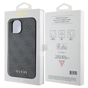 iPhone 15 Guess 4G Metal Gold Logo Hybrid Cover