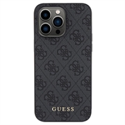 iPhone 15 Pro Max Guess 4G Metal Gold Logo Hybrid Cover