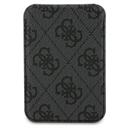 Guess 4G kortholder med metallogo og stander - MagSafe-kompatibel - Sort