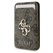 Guess 4G kortholder med metallogo og stander - MagSafe-kompatibel