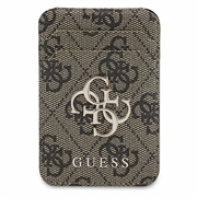 Guess 4G kortholder med metallogo og stander - MagSafe-kompatibel