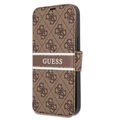 Guess 4G Printed Stripe iPhone 13 Pro Max Flip Cover