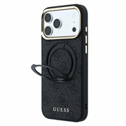 iPhone 18 Pro Max Guess 4G Ring Stand MagSafe Cover - sort