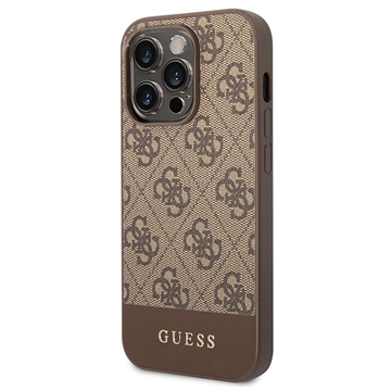 Guess 4G Stripe iPhone 14 Pro Hybrid Cover