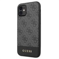 Guess 4G Stripe iPhone 11 Hybrid Cover - Grå
