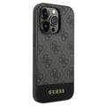 Guess 4G Stripe iPhone 14 Pro Max Hybrid Cover - Grå