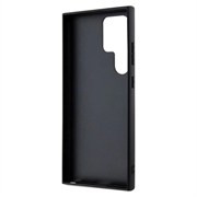 Samsung Galaxy S24 Ultra Guess 4G Triangle Logo Cover - Brun