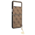 Guess Charms Collection 4G Samsung Galaxy Z Flip4 Cover - Brun