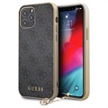 Guess Charms Collection 4G iPhone 12/12 Pro Cover - Grå