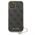 Guess Charms Collection 4G iPhone 12/12 Pro Cover - Grå