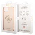 Guess Glitter 4G Big Logo iPhone 14 Plus Hybrid Cover - Guld
