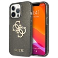 Guess Glitter 4G Big Logo iPhone 13 Pro Hybrid Cover