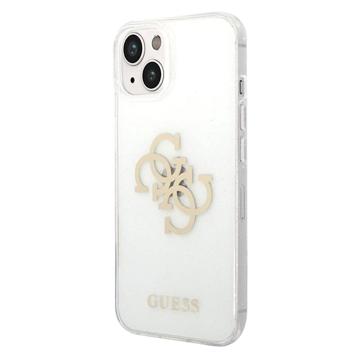 Guess Glitter 4G Big Logo iPhone 14 Plus Hybrid Cover