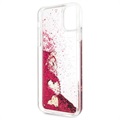 Guess Glitter Collection iPhone 11 Pro Max Cover - Hindbær