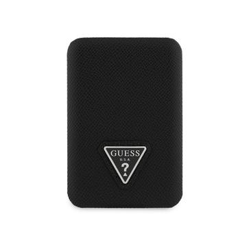 Guess Grained Triangle Logo MagSafe-kompatibel powerbank 5000mAh - sort