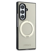 Samsung Galaxy Z Fold8 Ultra Guess Magnetic Ring Stand Grained Classic Logo Cover - MagSafe-kompatibel - beige