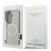 Samsung Galaxy Z Fold8 Ultra Guess Magnetic Ring Stand Grained Classic Logo Cover - MagSafe-kompatibel - beige