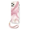 Guess Marble Collection iPhone 12 Pro Max Cover med Håndrem