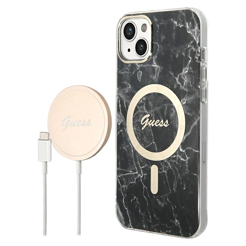 Guess Marble Edition Bundle Pack iPhone Cover & Trådløs