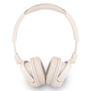 Guess Metal Logo Script Bluetooth 5.3 On-Ear hovedtelefoner - Beige