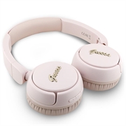 Guess Metal Logo Script Bluetooth 5.3 On-Ear hovedtelefoner - Pink