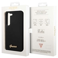 Guess Metal Logo Samsung Galaxy S23 5G Silikone Cover - Sort