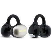 Guess trådløse øretelefoner med metallisk finish og klassisk logo OWS