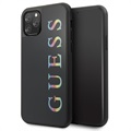 Guess Multicolor Glitter iPhone 11 Pro Max Cover - Sort
