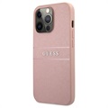 Guess Saffiano iPhone 13 Pro Max Hybrid Cover - Pink