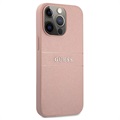 Guess Saffiano iPhone 13 Pro Max Hybrid Cover - Pink