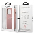Guess Saffiano iPhone 13 Pro Max Hybrid Cover - Pink
