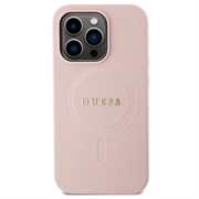 iPhone 15 Pro Max Guess Saffiano Hybrid Cover - MagSafe Kompatibel - Pink