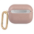 Guess Saffiano Script AirPods 3 Cover - Pink