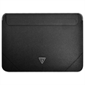 Guess Saffiano Triangle Logo Laptop Sleeve - 16" - Sort