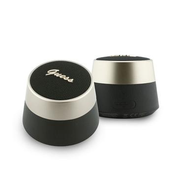 Guess Script Bluetooth-højttaler med metal-logo, 5W - sort