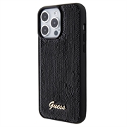 iPhone 15 Pro Guess Sequin Script Logo Cover - Sort