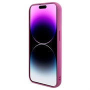 iPhone 15 Pro Guess Sequin Script Logo Cover - Magenta