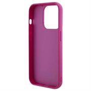 iPhone 15 Pro Guess Sequin Script Logo Cover - Magenta